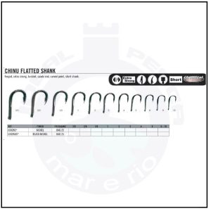 Anzol ASARI CHINU FLATTED SHANK a002ns