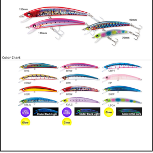 Yo Zuri Crystal Minnow Long Cast