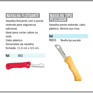 NAVALHA FLUTUANTE PARA PALAMENTA