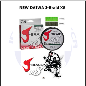 Linha Daiwa J-BRAID x8 Multicor 150 METROS