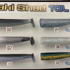 VINIL MACIO SAKI SHAD TAIL FISHUS