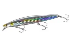 Amostra EXSENCE SHIMANO SILENT ASSASSIN 129F A Silver Sardine 22GR.