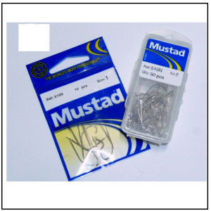 Anzol Mustad 515 N do nº1/0 ao 5/0