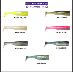 BLISTER 3 CORPOS SPANISH LURES 100 MM.