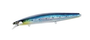 Amostra EXSENCE SHIMANO SILENT ASSASSIN 140F FLASH SARDINE