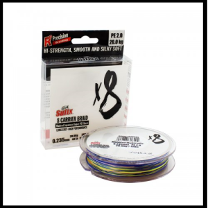 Linha SUFIX X8 MULTI COLOUR - 300 MT.