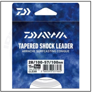 Chicotes Daiwa - Tapered Shock Leader transparente