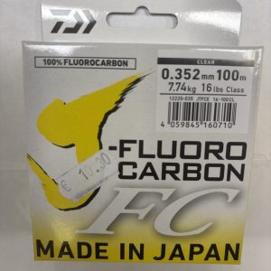 Linha de pesca fluorocarboneto FC 0.352mm 100m - 16 lbs