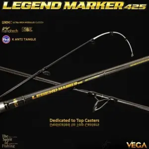 Cana de Pesca Vega Legend Marker 425 Carbono UHM Surfcasting