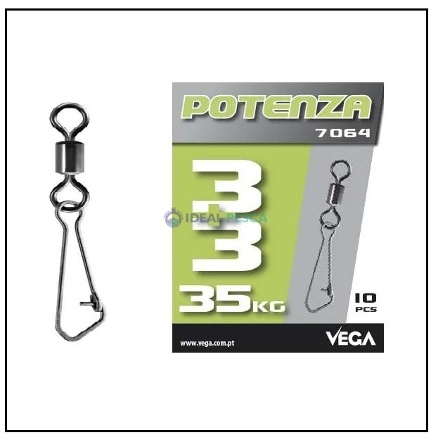 Vega 7064 Destorcedor rotativo simples com alfinete