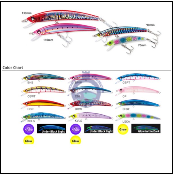 Yo Zuri Crystal Minnow Long Cast