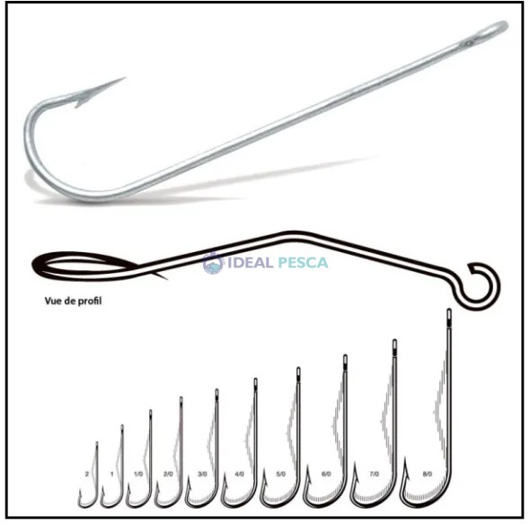 Anzol para Pingalins VMC 9777