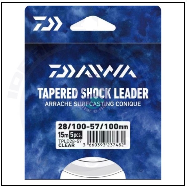 Chicotes Daiwa  – Tapered Shock Leader transparente