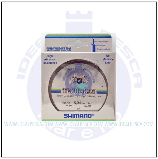 LINHA SHIMANO TECHNIUM 300 MTS.