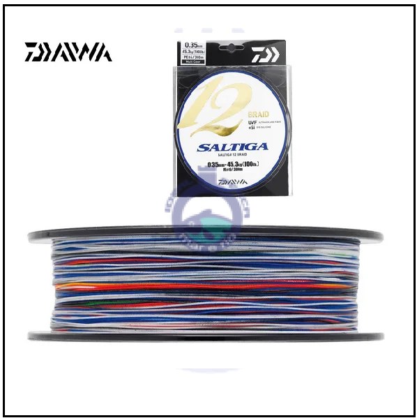 Linha Daiwa SALTIGA 12 FIBRAS 600 Mtr.