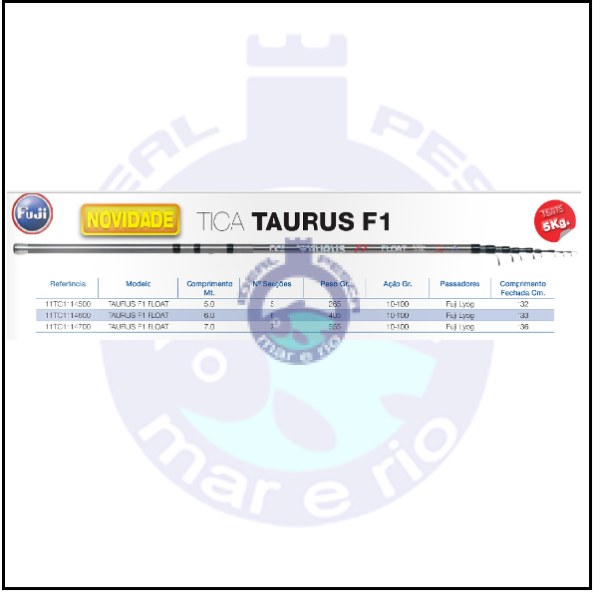 CANA TICA TAURUS F1 5MTR