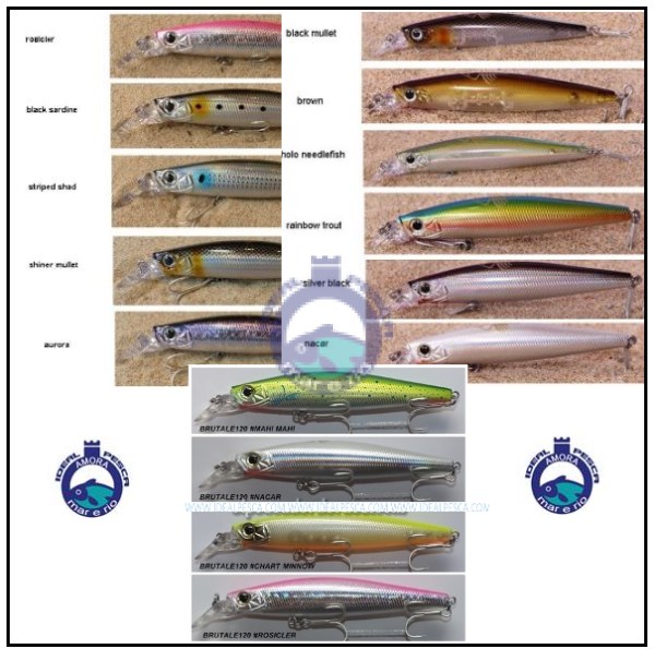 SPANISH LURES BRUTALE 120 MM.