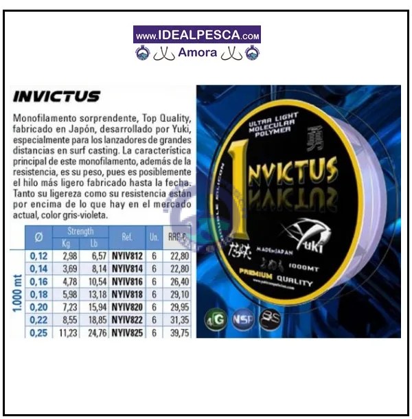 YUKI INVICTUS 1000 MTS.