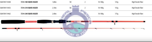 CANA VEGA SQUID JIGGER 2.10 MT.