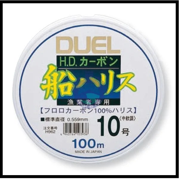 LINHA DUEL HD 100% FLUOROCARBONO 100 MT.