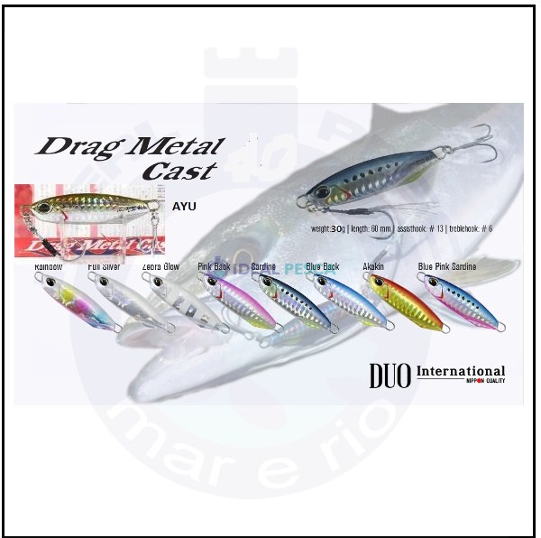 Zagaia DUO Drag Metal Cast 30 GR.