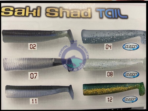 VINIL MACIO SAKI SHAD TAIL FISHUS