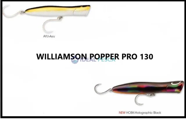AMOSTRA WILLIAMSON POPPER PRO 130