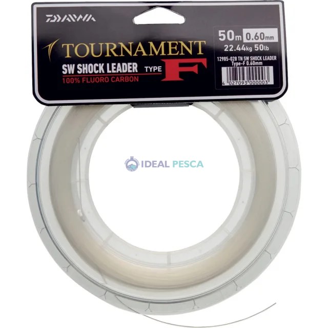 LINHA DAIWA TOURNAMENTShock Leader 50 M Type F (Fluoro)