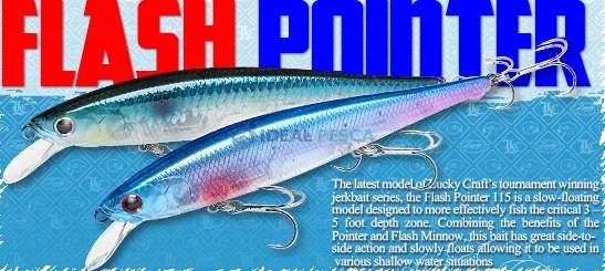 LUCKY CRAFT FLASH POINTER 115