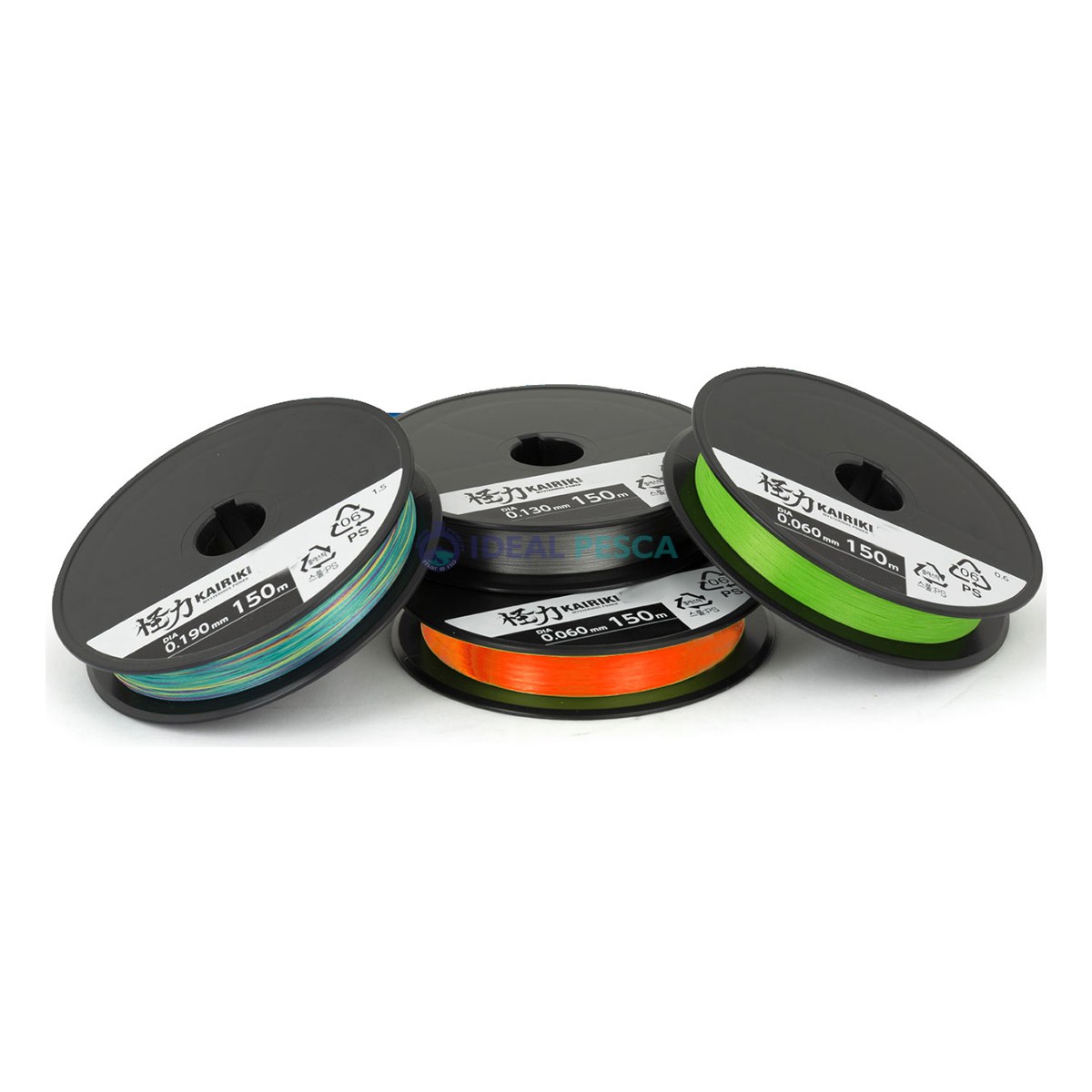 Linha Kairiki 4 150 mts. verde mantis green