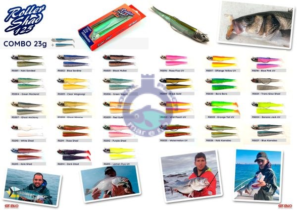 Combo Gt Bio Roller Shad 125 33 GR.