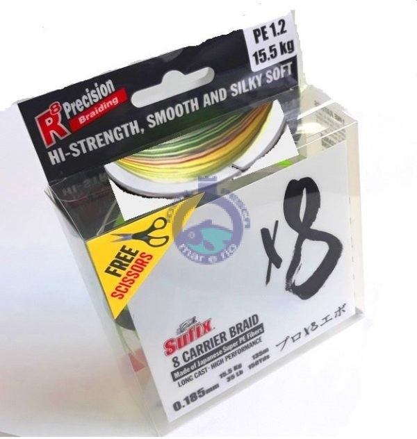 Linha SUFIX X8 MULTI COLOUR – 270 MT.