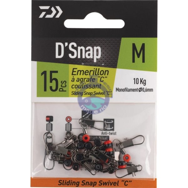 Destorcedores com agrafe deslizante Sliding Snap Swivel C