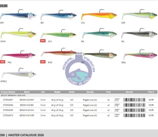 Vinil STORM 360GT Coastal Biscay Minnow 30 GR.