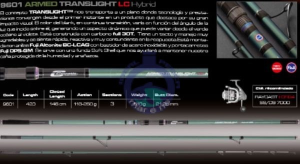 CANA CINNETIC ARMED TRANSLIGHT 4.20MTS LC HYBRID