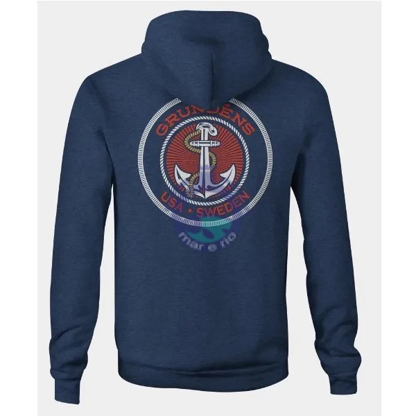 SWEAT GRUNDENS L HEATHER NAVY