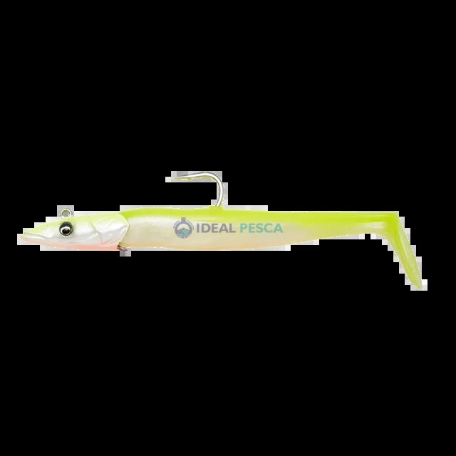 SANDEEL V2 14CM 33G SINKING LEMON BACK 2+1