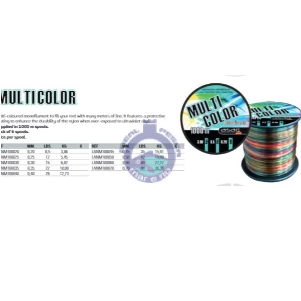 Linha ASARI MULTICOLOR1000 Mts.