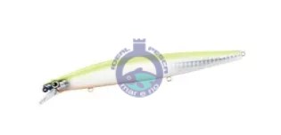Amostra EXSENCE SHIMANO SILENT ASSASSIN 140F PEARL CHART