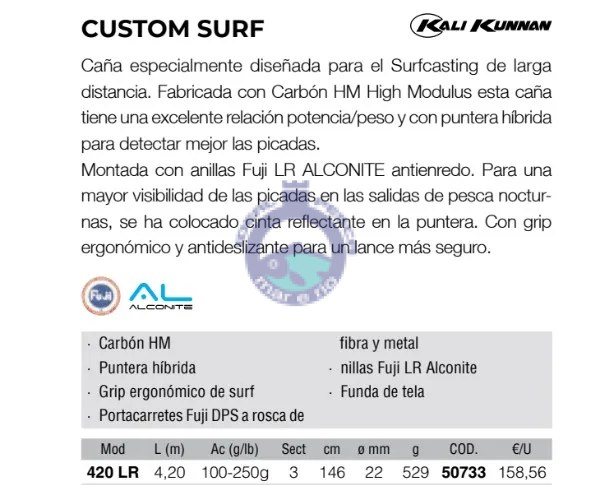 CANA KALI KUNNAN CUSTOM SURF 420H