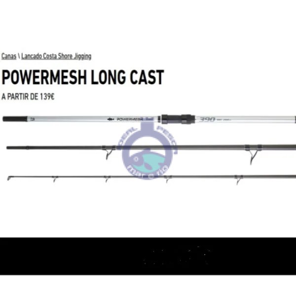 Cana Daiwa POWERMESH LONG CAST 3.90mts 3 partes