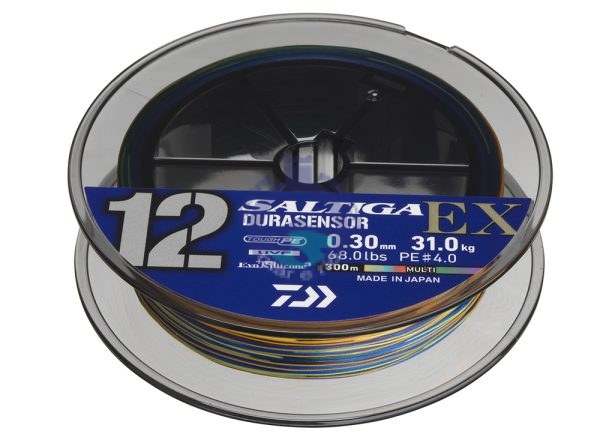 Linha Daiwa SALTIGA 12 EX 300 Mts.