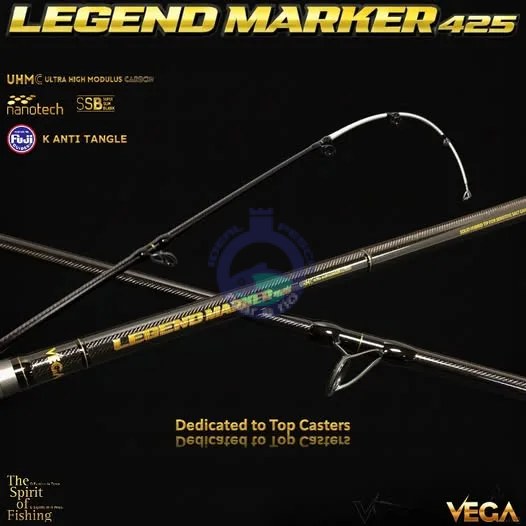 Cana de Pesca Vega Legend Marker 425 Carbono UHM Surfcasting