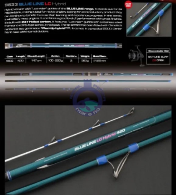 Cana de Pesca Surfcasting Blue Line LC Hybrid 420
