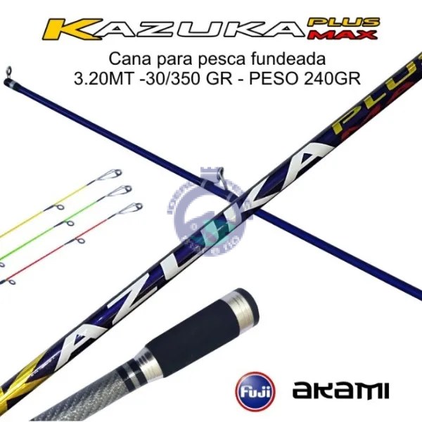 Cana de Pesca Fundo Kazuka Plus Max 3.20m 30-350g