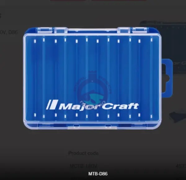 Caixa de amostras MajorCraft MTB-D86 azul